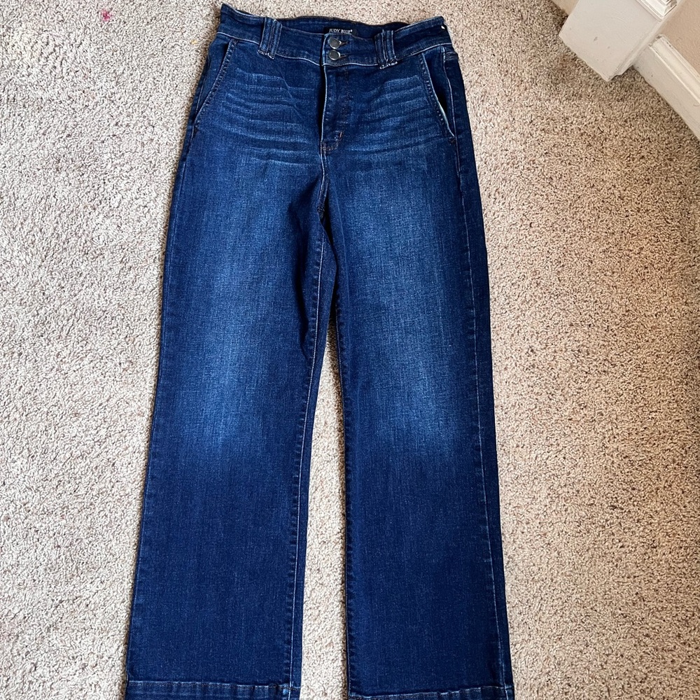 Judy Blue Wide Leg Jeans 9/29 Short